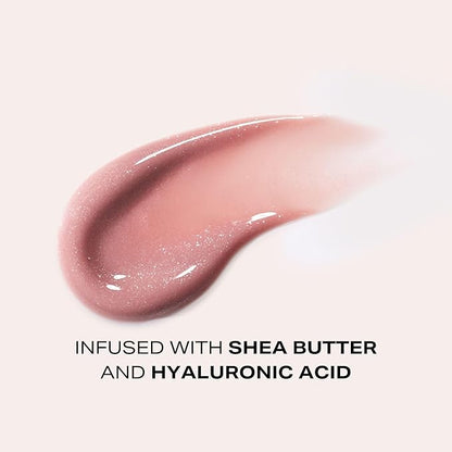 Woosh Beauty, Spin-On Lip Gloss, Hydrating Hyaluronic Acid & Shea Butter, No Fine Lines, Shine Finish, Vegan & Cruelty-Free - Veil