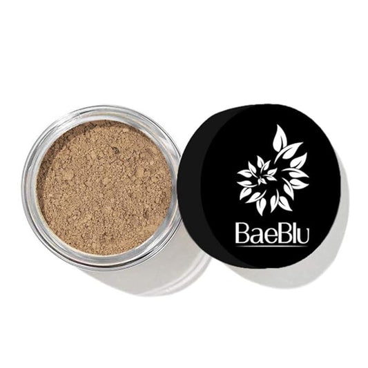 InstaFame Loose Mineral Foundation Powder, Full Coverage Matte With Natural SPF for Sensitive Skin, Gratitude
