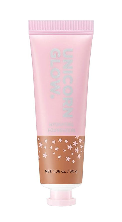 UNICORN GLOW HYDRATING FOUNDATION #11 NUTMEG Collagen Serum + Hyaluronic Acid + Ceramide Anti-Aging