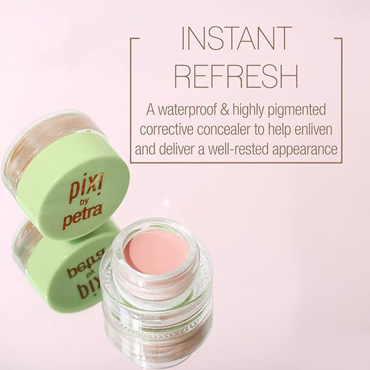 Pixi Beauty Correction Concentrate Duo - Brightening Peach & Awakening Apricot | Under Eye Colour Corrector | Illuminating Concealer | 0.1 Fl Oz Each