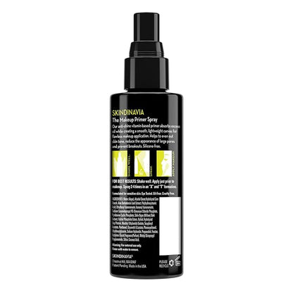 Skindinavia The Makeup Primer Spray Oil Control - Spray On Mattifying Base Layer For Oily Skin & Face - Oil Absorbing, Shine Control, & Pore Minimizer (4 Oz)
