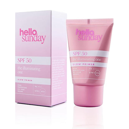 The Illuminating One Glow Primer SPF 50 PA Plus by Hello Sunday for Unisex - 1.7 oz Primer