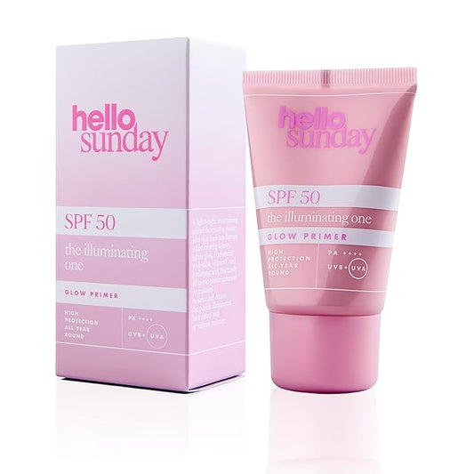 The Illuminating One Glow Primer SPF 50 PA Plus by Hello Sunday for Unisex - 1.7 oz Primer