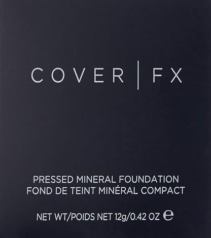 Cover FX Pressed Mineral Foundation: Talc-free Powder Foundation That Provides Buildable Coverage, Weightless Matte finish N110, 0.42 oz.