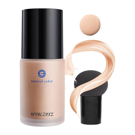 Mushroom Head Air Cushion CC Cream BB Cream Cushion Foundation Moisturizing Full Coverage Foundation Concealer Lasting Foundation Makeup Tone Makeup Base Primer（Natural）A