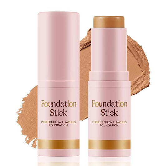 Matte Foundation Stick,Long Wear Multi-Use Face Makeup and Contour Stick for Natural,Lightweight,Waterproof