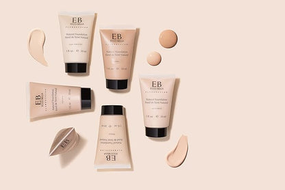 Ecco Bella Liquid Foundation Makeup - Lightweight, Buildable Coverage - Hydrating Foundation - Clean Foundation Makeup, Vegan - Protects & Hydrates Skin - Tan