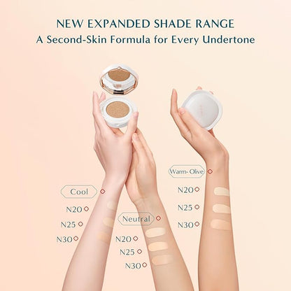 Florasis Flawless Jade Breathable Weightless Matte Cushion Foundation (N20 Shimmering Lotus, 1 Count)