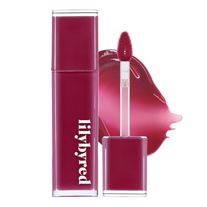 lilybyred Bloody Liar Coating Tint | Korean Glossy Lip Stain, Vivid & Juicy Color, Syrupy Shine, Moisturizing, Long-Lasting & Smudge-Proof, Non-Sticky, Lightweight (10 Strong Cherry)