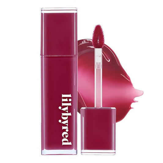 lilybyred Bloody Liar Coating Tint | Korean Glossy Lip Stain, Vivid & Juicy Color, Syrupy Shine, Moisturizing, Long-Lasting & Smudge-Proof, Non-Sticky, Lightweight (10 Strong Cherry)