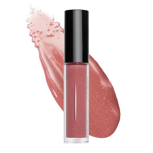 Radiant Professional Lip Glaze (15 Shades) - Ultra-Glossy, Moisturizing & Long-Lasting Hydration - High Shine Finish - Vegan Lip Glaze for Soft, Nourished Lips - Non-Sticky - (05 COPPER SPARKLE)