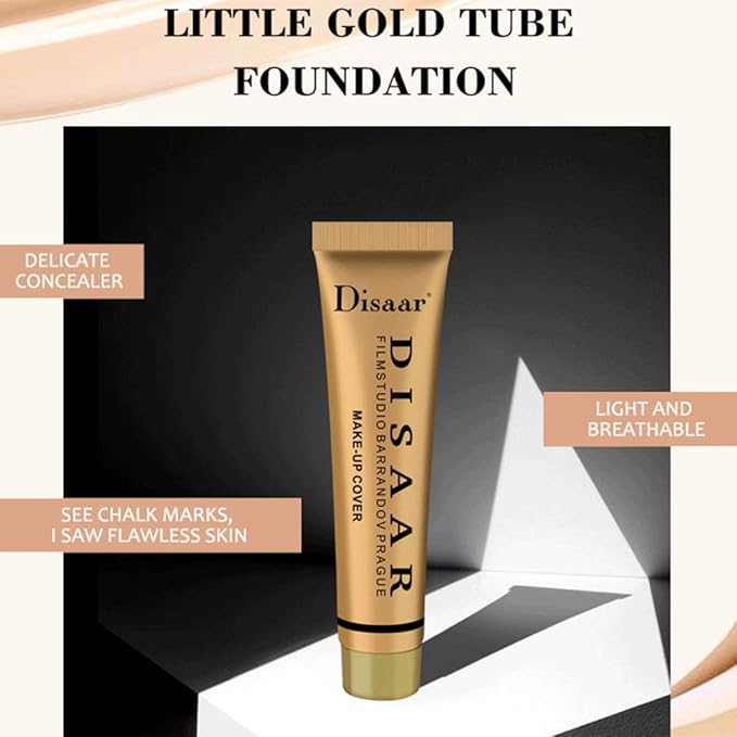 Foundation Make-Up Cover Creamy Concealer Waterproof SPF30 Hypoallergenic (#102 NATURAL)