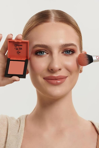 Cream Blush 46 | Fresh | Healthy & Natural Look | Ligh Weighted Formula | Sebum Control Richly Pigmented | Easily Blendable | Long Lasting | Semi Matte | 0.18 oz.