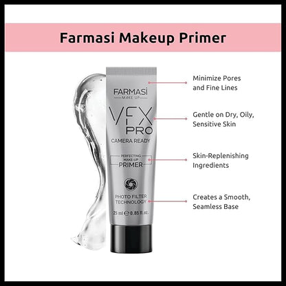 FARMASi VFX Pro Camera Ready Primer Makeup 1 Fl Oz / 30ml (Double)