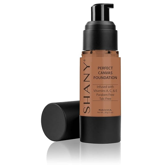 SHANY Perfect Canvas Liquid Foundation - Paraben Free/Talc Free/Oil Free - 30ml - DC1