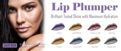 Lip Ink Organic Vegan Brilliant Tinted Lip Plumper Sample - Snow Spice