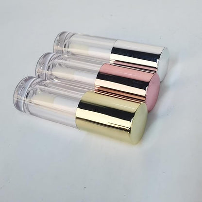 COSIDEA 14pcs Empty 6ml Big Brush Chunky Lip Gloss Tubes for DIY Lip Gloss, Silver Lipgloss Containers