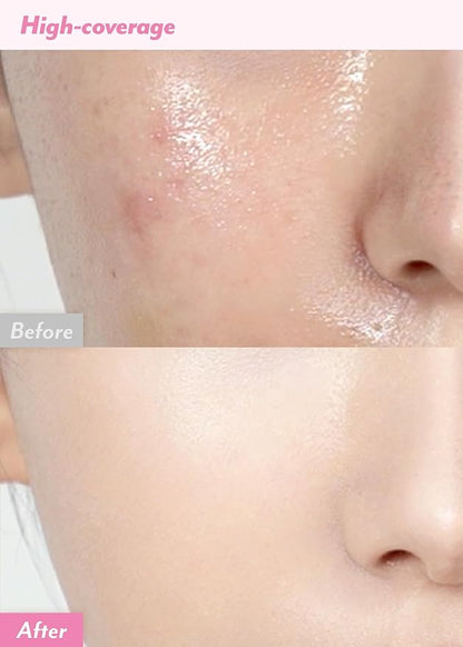 I'M MEME Korean Foundation - Wonder Velvet Cushion 02 Beige | Semi-Matte, Lightweight, High Coverage, Skin Moisturizing, Anti-darkening, Light makeup, Translucent Compact