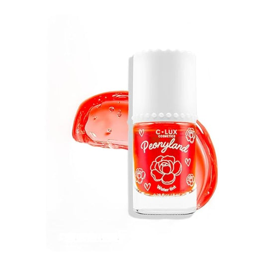 Peonyland Water Tint Cosmetics – 2-in-1 Lip and Cheek Stain, Lightweight, Hydrating, Long-Lasting, Waterproof, Kiss-Proof, Paraben-Free – Sweet Caramel (Warm Nude Tone)