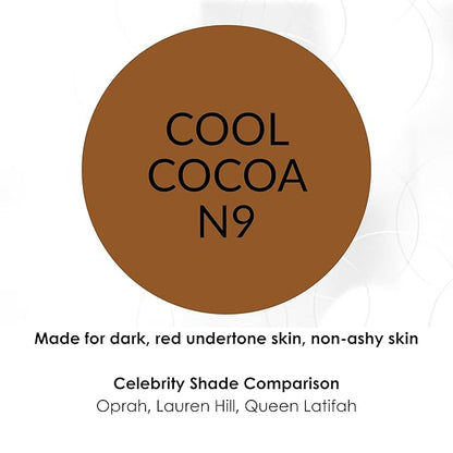 NV BB Perfecting Mist Foundation Buildable Coverage Professional Airbrush Makeup with Plant-based Stem Cell Polypeptides, Vitamins A, D, E and Aloe, 1.5 ounces, Cool Cocoa