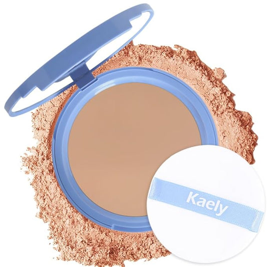 Oil Control Matte Perfection Face Powder Compact For Women, Matte Smooth Flawless Setting Powder Makeup, Polvo Compacto De Maquillaje, Waterproof Long Lasting, 0.35Oz, (250 Radiant Sand, 1)