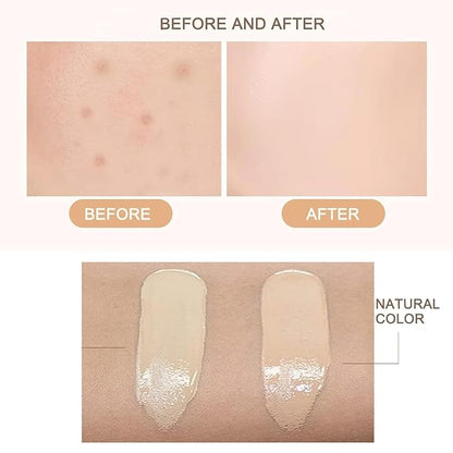 Cc Cream Self Adjusting For Mature Skin, Skin Adjusting CC Cream SPF 50, Cc Cream for Older Women, Cc Colour Correcting Self Adjusting for Moisturizer Cream (Natural)