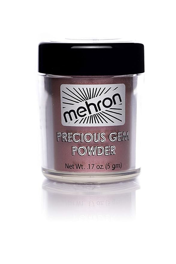Mehron Makeup Precious Gem Loose Pigment Shimmering Eye Powder (.17 oz) (Ruby)