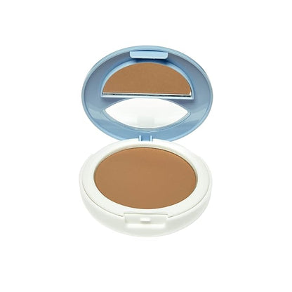 Ruby Kisses No More Blemish Face Powder with Salicylic Acid Korean Makeup Matte Finish Full Coverage Pressed Powder (Golden Brown)