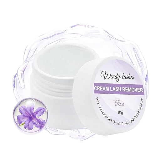 Wendy Eyelash Remover for Lash Extensions: Supply to Lash Artists, Wand, Effectively, Low Irritation, Clear, 5ml, Rose-flavored