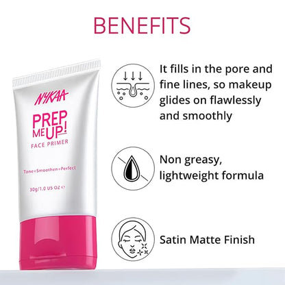 Prep Me Up Face Primer by Nykaa Cosmetics for Women - 1 oz Primer