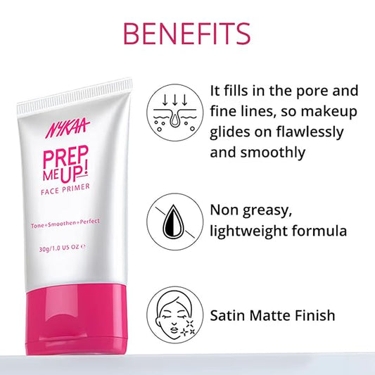 Prep Me Up Face Primer by Nykaa Cosmetics for Women - 1 oz Primer
