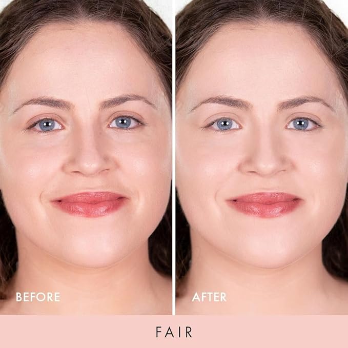 Wander Beauty Nude Illusion Liquid Foundation - Fair - Medium to Full Coverage Foundation - Natural Makeup with Vitamin E & Macadamia - Nude Skin Finish Blurs & Conceals - Travel-Friendly - 1.01 fl oz