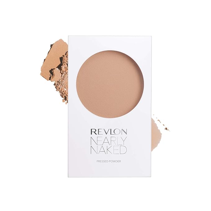 Revlon Nearly Naked Pressed Powder, Medium Deep/040, 0.28 Ounce