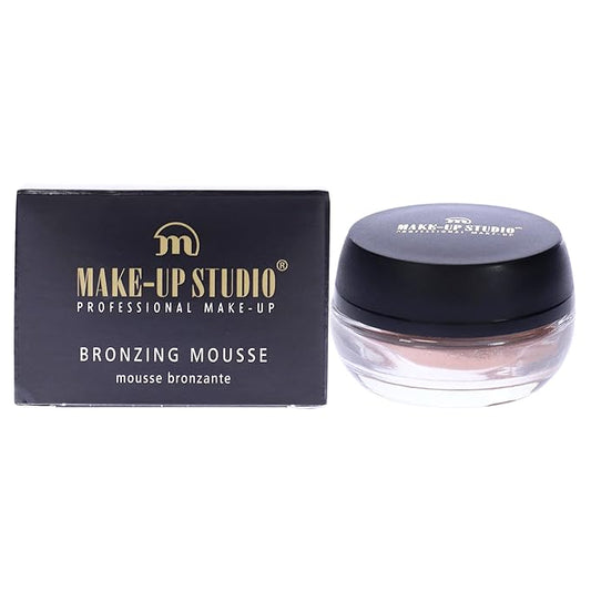 Professional Make-Up Face Bronzing Mousse - Airy Mousse - Easily Create A Nice Bronzed Effect - Apply On The Face Or Over Foundation - For A Sun Kissed Look - Shade 1-0.51 Oz