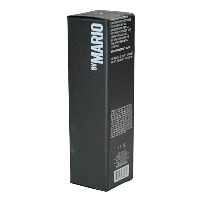 MAKEUP BY MARIO SurrealSkin Liquid Foundation, Liquid Formula, Vegan, Long-wearing coverage, Hydrating, Natural Finish, Size 30 mL (28W - dark deep with warm undertone)