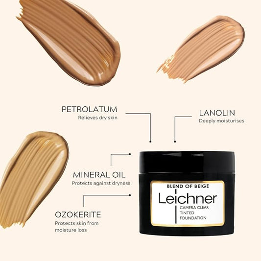 Leichner Camera Clear Tinted Foundation Pot Beige 30 ml