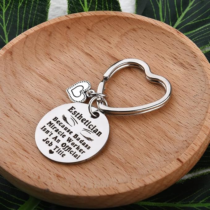 Beautician Esthetician Birthday Gifts for Makeup Artist Gifts for Women Aesthetician Thank You Gifts for Makeup Artist Makeup Keychains Gifts for Cosmetologist Best Friend Makeup Lover Gift Ideas
