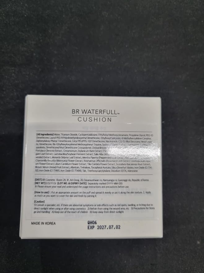 Cushion 15g, Long-lasting Flawless Coverage, Brightening Foundation, 0.13lb