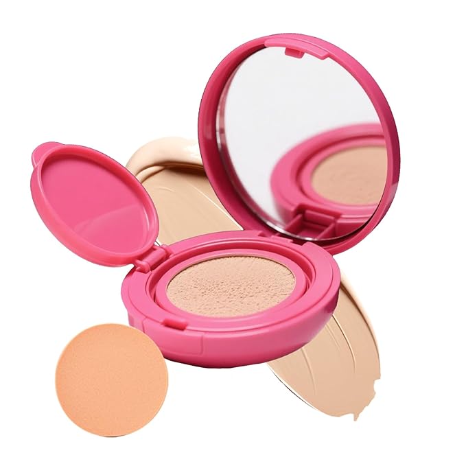 Peptide Bouncees Foundation, Foundation for Older Women, Hydrating, Age-Defying Makeup for Mature Skin, And All Skin Types, Natural, Medium Buildable Coverage, Satin Finish (Ivory white, 1pcs)