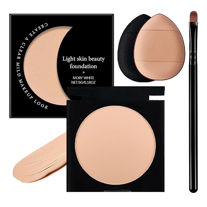 Inauguratei Under Eye Brightener,Waterproof Under Eye CC Concealer for Dark Circles,Long-Lasting Oil Control Dark Circle Corrector Foundation Cream,Tired Skin Color Correcting Brightener & Primer