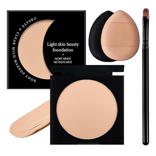 Inauguratei Under Eye Brightener,Waterproof Under Eye CC Concealer for Dark Circles,Long-Lasting Oil Control Dark Circle Corrector Foundation Cream,Tired Skin Color Correcting Brightener & Primer
