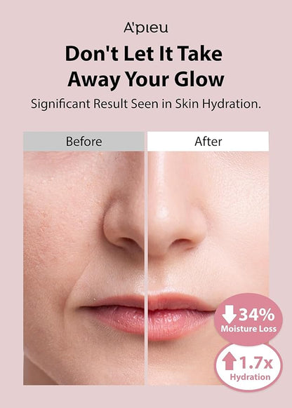 A'PIEU Waterlock Cushion Foundation No.21 Light Beige Semi-Matte Natural Coverage Glow Finish Foundation for Lasting Moisture, 3-Layered Hyaluronic Acid, Paraben-Free