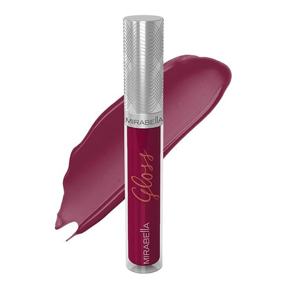 Mirabella Luxe Advanced Lip Gloss, Hydrating Non-Sticky High-Shine Lip Gloss for Women, Infused with Vitamin E & Jojoba Oil, Long-Lasting & Cruelty-Free - Original Sublime (Rich Purple Plum)