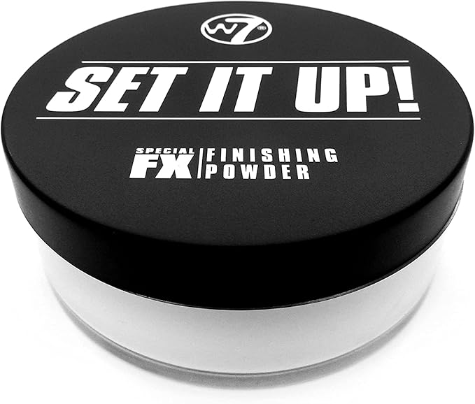 W7 Set It Up Loose Setting Powder - Weightless Translucent Blurring Powder For All Skin Tones - 2 Pack