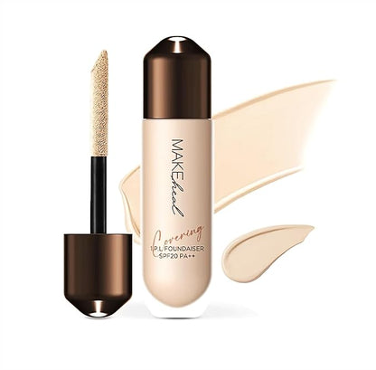 1.P.L Foundaiser Foundation with SPF 20 PA++, Korean Foundation, Long-Lasting & Flawless Coverage, For Fair to Light Skin Tones, From the Makers of Mediheal (0.98oz) (19N - Purity)