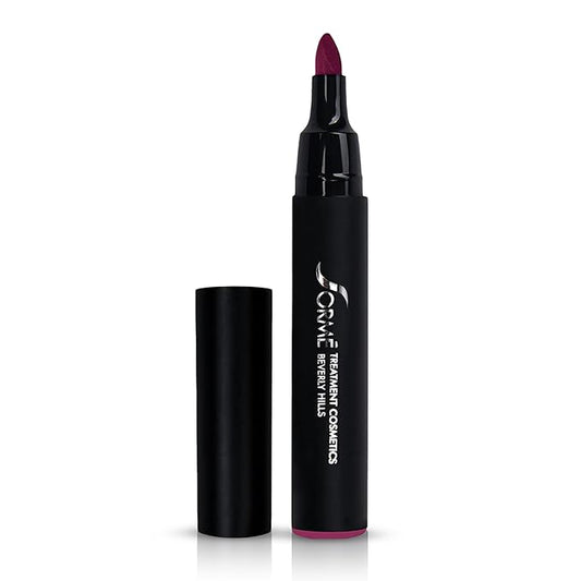 SORMÉ Smooch Proof Lip Stains with Matte Finish - Long lasting Lip Stain with A Felt-tip Nib Precision Lip Marker - Gluten Free, Vegetable Dye Based, Smear Proof, and Color Pop Lip Stain Marker - Vamp