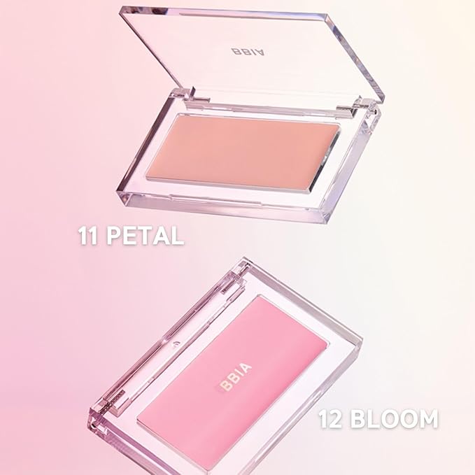 BBIA Ready To Wear Downy Cheek Cream Blush - Creamy Blendable & Buildable Blush Dewy Texture & Matte Finish High Pigment Longlasting Lightweight Natural Face Makeup (12 DOWNY BLOOM)