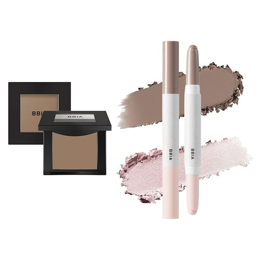 BBIA Last Blush (07 ALMOND BLOSSOM) + Last Contour Stick (02 COOL DETAIL) BUNDLE SET