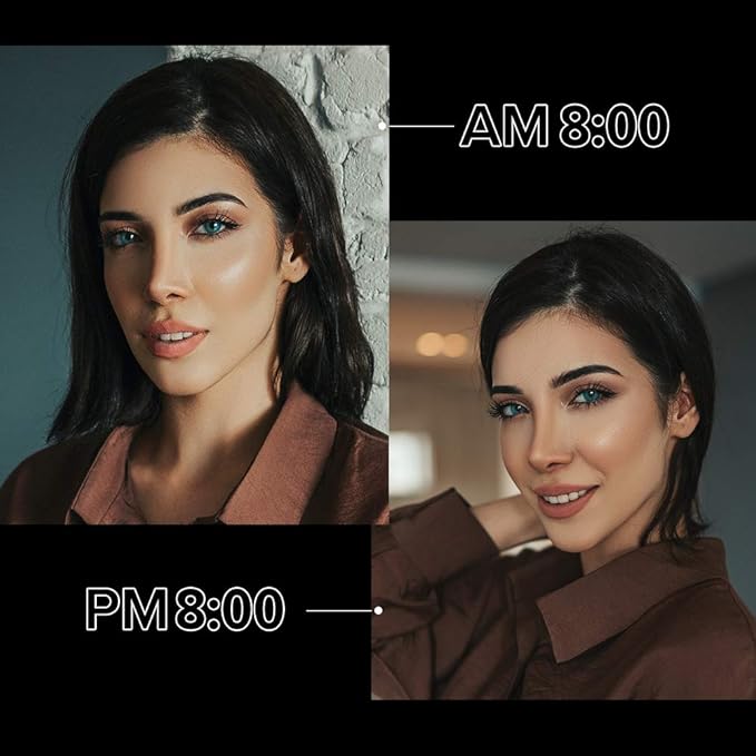 Oil Control Loose Powder Setting Make Up Waterproof Poreless Long Lasting Soft-Matte Face Powder Makeup, 0.32Oz (02)