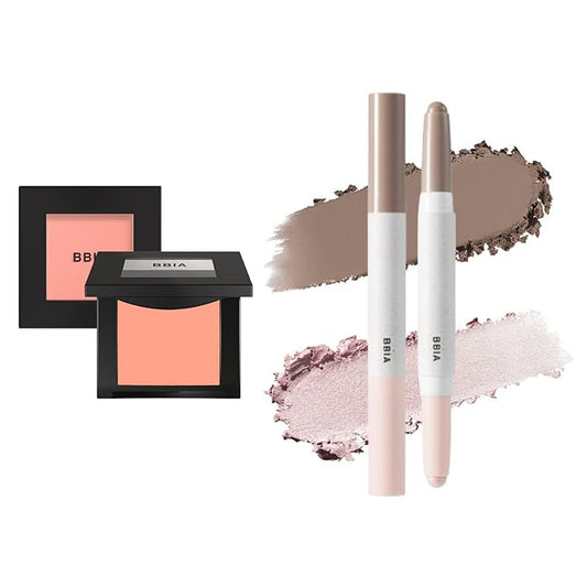 BBIA Last Blush (03 PEACH BLOSSOM) + Last Contour Stick (02 COOL DETAIL) BUNDLE SET